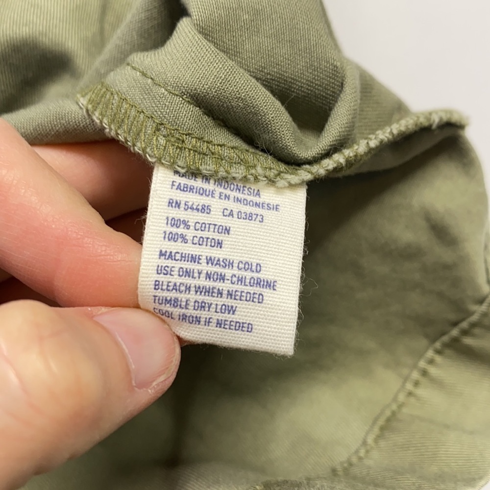 American Eagle Olive Green Short Trench Coat/Jacket Size XS - Picture 4 of 6